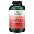 Swanson MultiOmega 3-6-9 Lijnzaad Vis & Borageolie – 120 Softgels