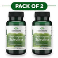 Swanson 100% Bio Spirulina – 180 vegane Tabletten