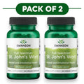Swanson Millepertuis 375mg 60 capsules végan lot de 2
