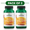 Swanson Complexe B quotidien 100 capsules végétales lot de 2