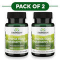 Swanson Fruta de Aronia Black Chokeberry 400 mg 60 Cápsulas | Apoyo Antioxidante