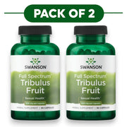 Swanson Full Spectrum Tribulus Fruit 500mg 90 Capsules Pack of 2