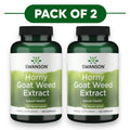Swanson Epimedium Extrakt 500 mg - Standardisiertes Kraut - 120 Kapseln