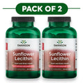 Lécithine de Tournesol Swanson 90 capsules molles | Non-OGM | Santé du cœur et du cerveau  