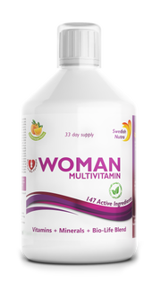 Swedish Nutra Women multivitamin liquid orange flavour 500ml bottle