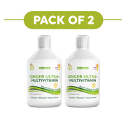 Swedish Nutra Ginger Ultra+ Multivitamin Liquid 500ml Pack of 2