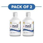 Swedish Nutra Man 50+ Multivitamin Liquid Orange 500ml Pack of 2