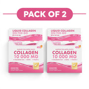 Swedish Nutra Marine Collagen Shots 10000mg Berry 20 x 25ml Pack of 2