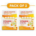 Swedish Nutra Vitamin C D3 K2 Zink Probiotische Shots Orange 30 x 25ml