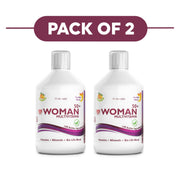 Swedish Nutra Woman 50+ Multivitamin Orange Flavour 500ml Pack of 2