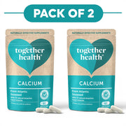 Together Health Calcium from Atlantic Seaweed 60 Capsules Pack of 2