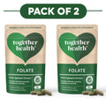 Together Health Folate from Spinach Extract 30 Capsules Pack of 2