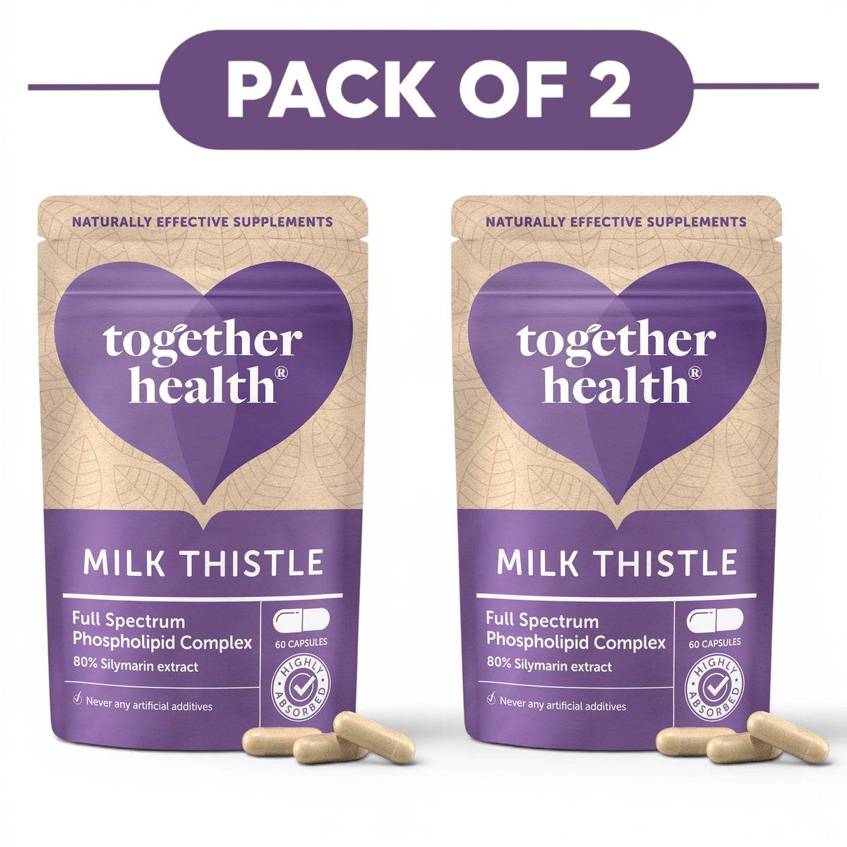 Together Health Milk Thistle 60 Capsules Pack of 2