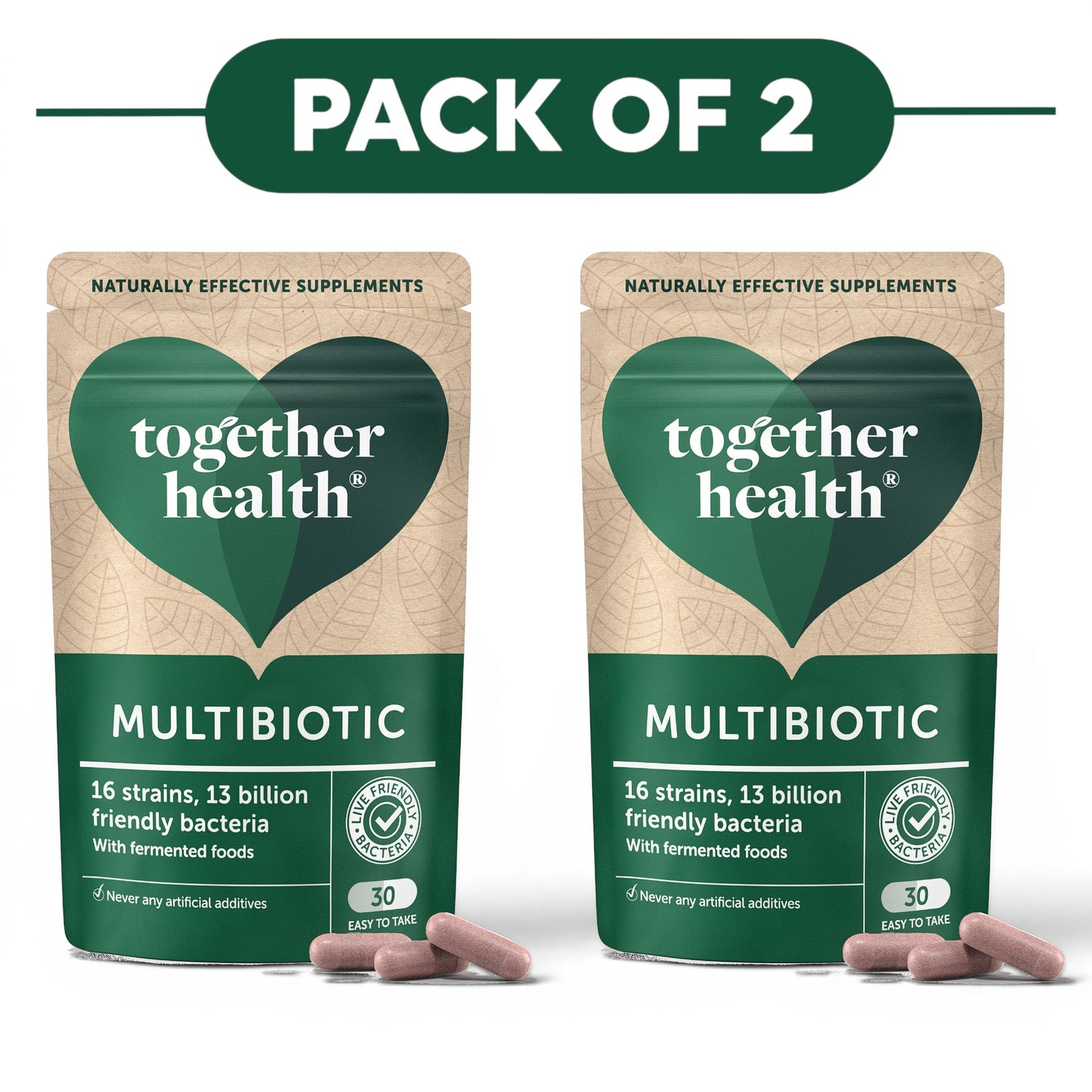 Together Health Multibiotic 16 Strains 13 Billion CFU 30 Capsules Pack of 2