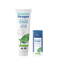 Kit duo dynamique de soins bucco-dentaires dentifrice et polish d’Essential Oxygen - Menthe poivrée