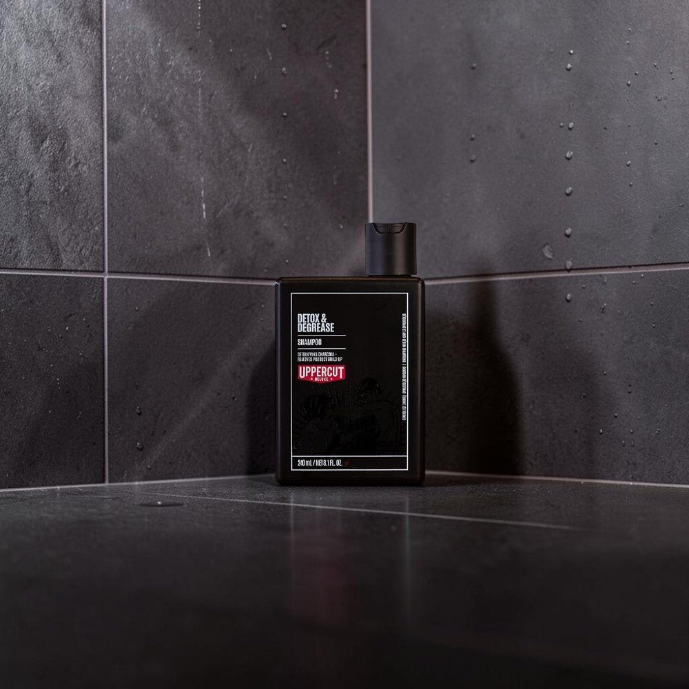 Uppercut Deluxe Detox and Degrease Shampoo 240ml men hair care routine