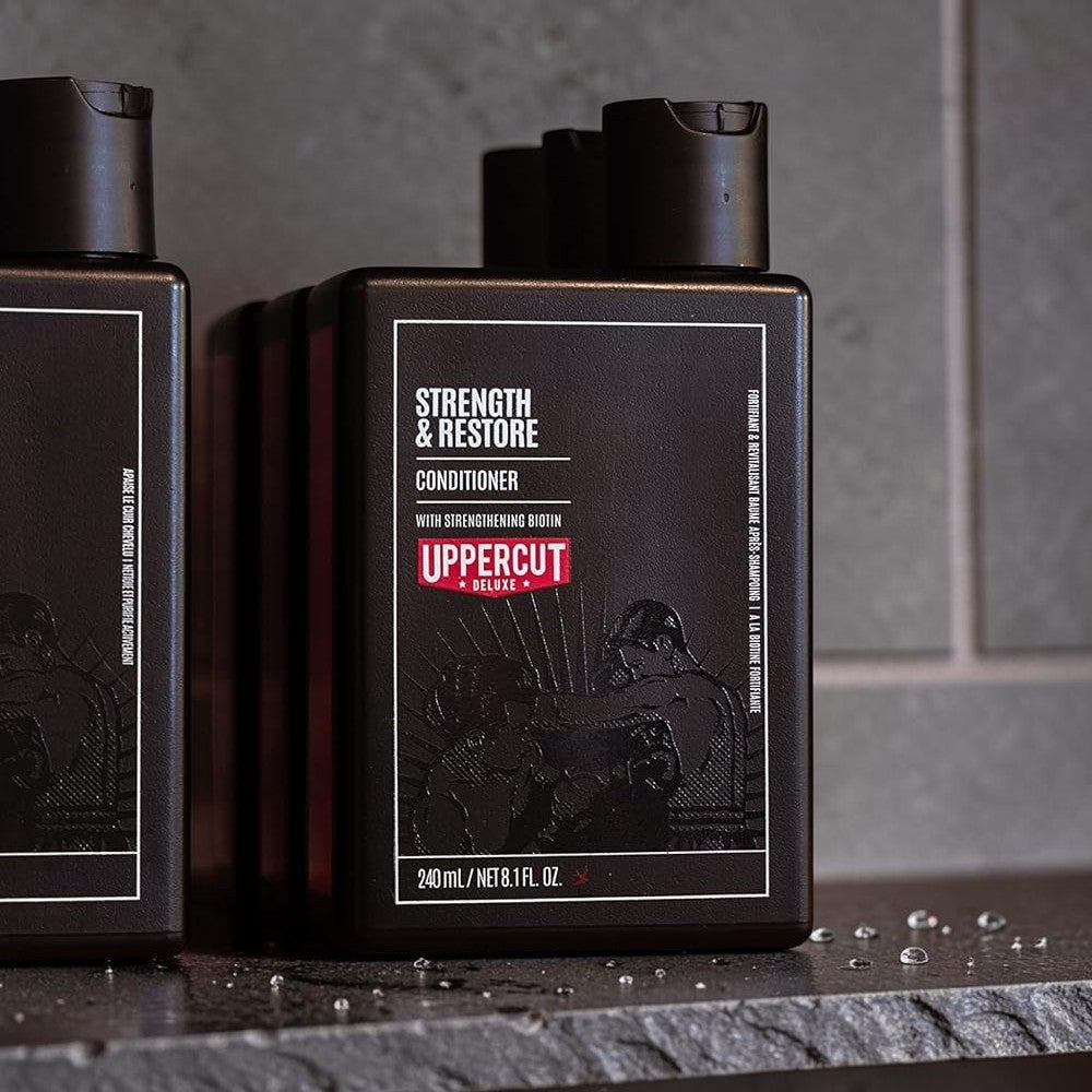Uppercut Deluxe Strength and Restore Conditioner 3 240ml men hair care routine