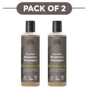 Urtekram Fine Hair Rosemary Shampoo 250ml Pack of 2
