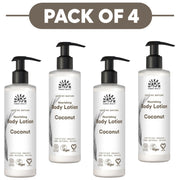 Urtekram Nourishing Coconut Body Lotion 245ml Pack of 4
