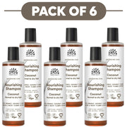 Urtekram Nourishing Coconut Shampoo 250ml Pack of 6