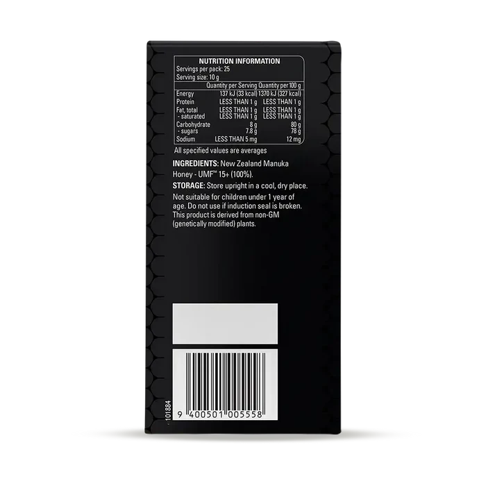Barcode image: Comvita Manuka Honey UMF 15+ MGO 514+ barcode glass box 250g