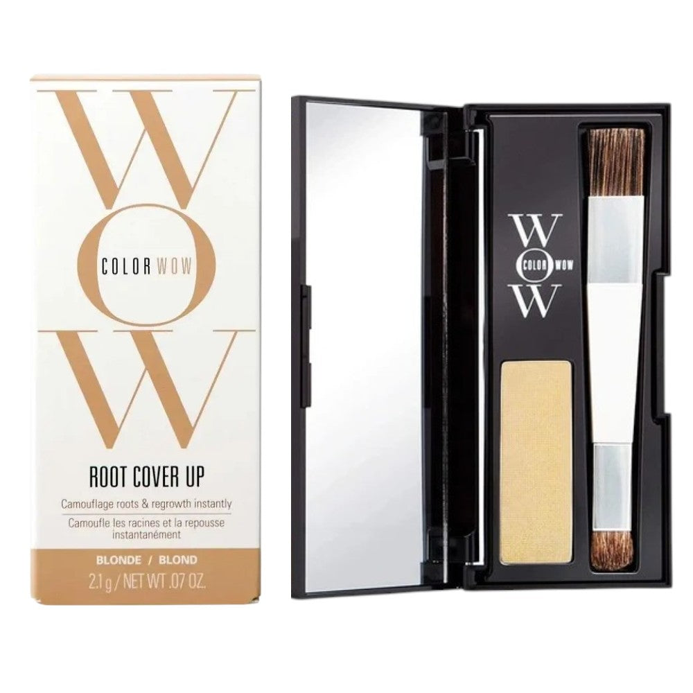 Color Wow Root Cover Up Hair Powder Blonde, compact hair touch-up powder, Blonde shade, 2.1g
