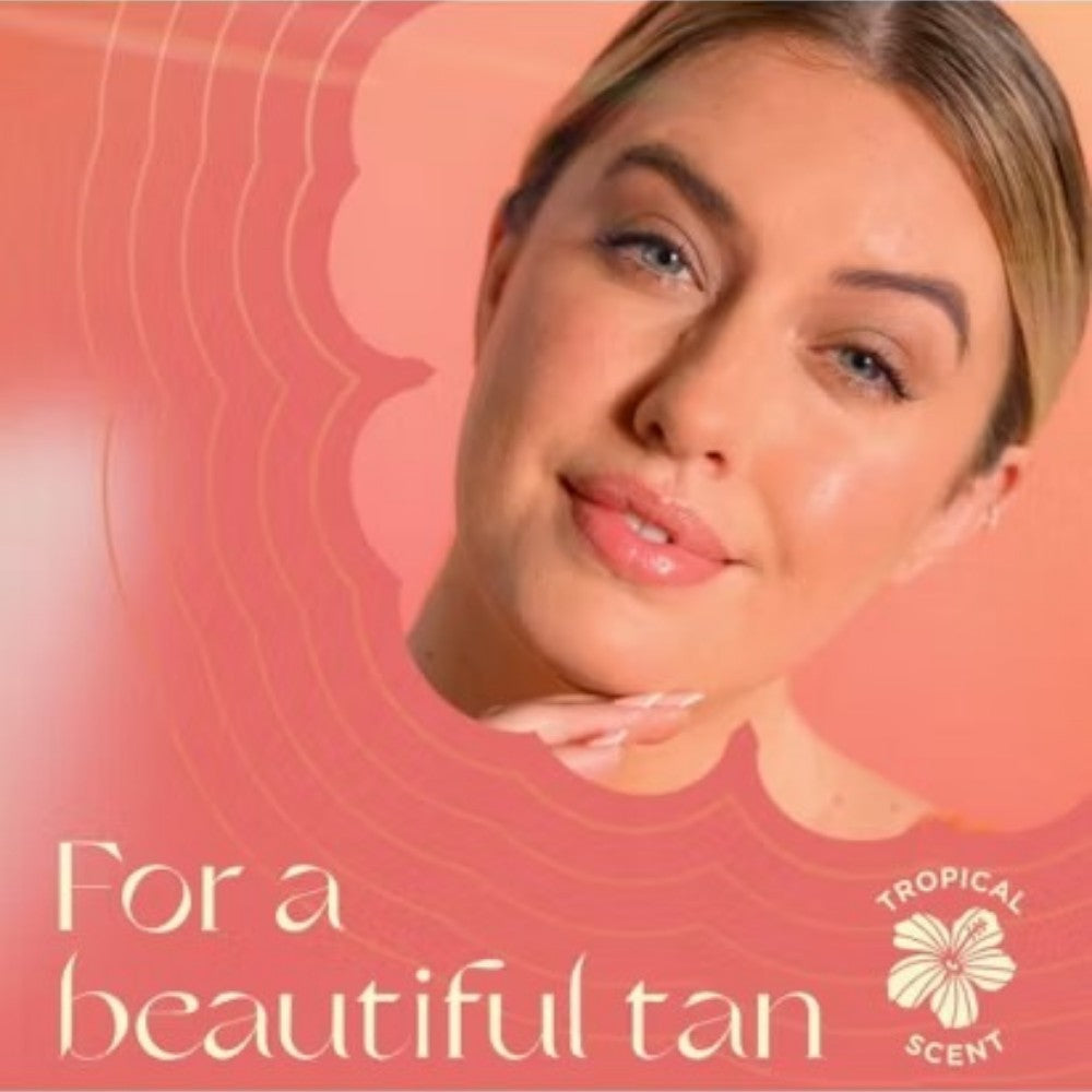 Hawaiian Tropic Island Glow Dry Spray Oil SPF30, spray bottle packaging, tropical fragrance, 200ml, body sun protection use