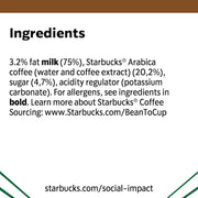 Starbucks Doubleshot espresso iced coffee ingredients label cans pack 12 x 200ml