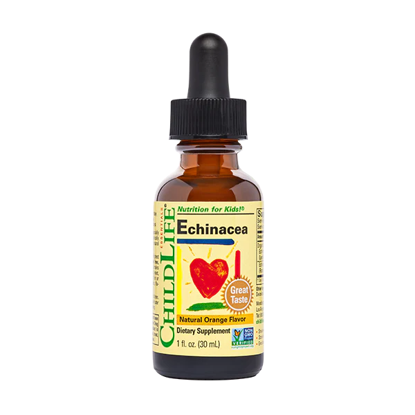 ChildLife Essentials Echinacea drops kids liquid orange flavour bottle 30ml