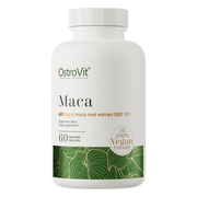 OstroVit Maca Root Extract bottle, 60 vegan capsules.