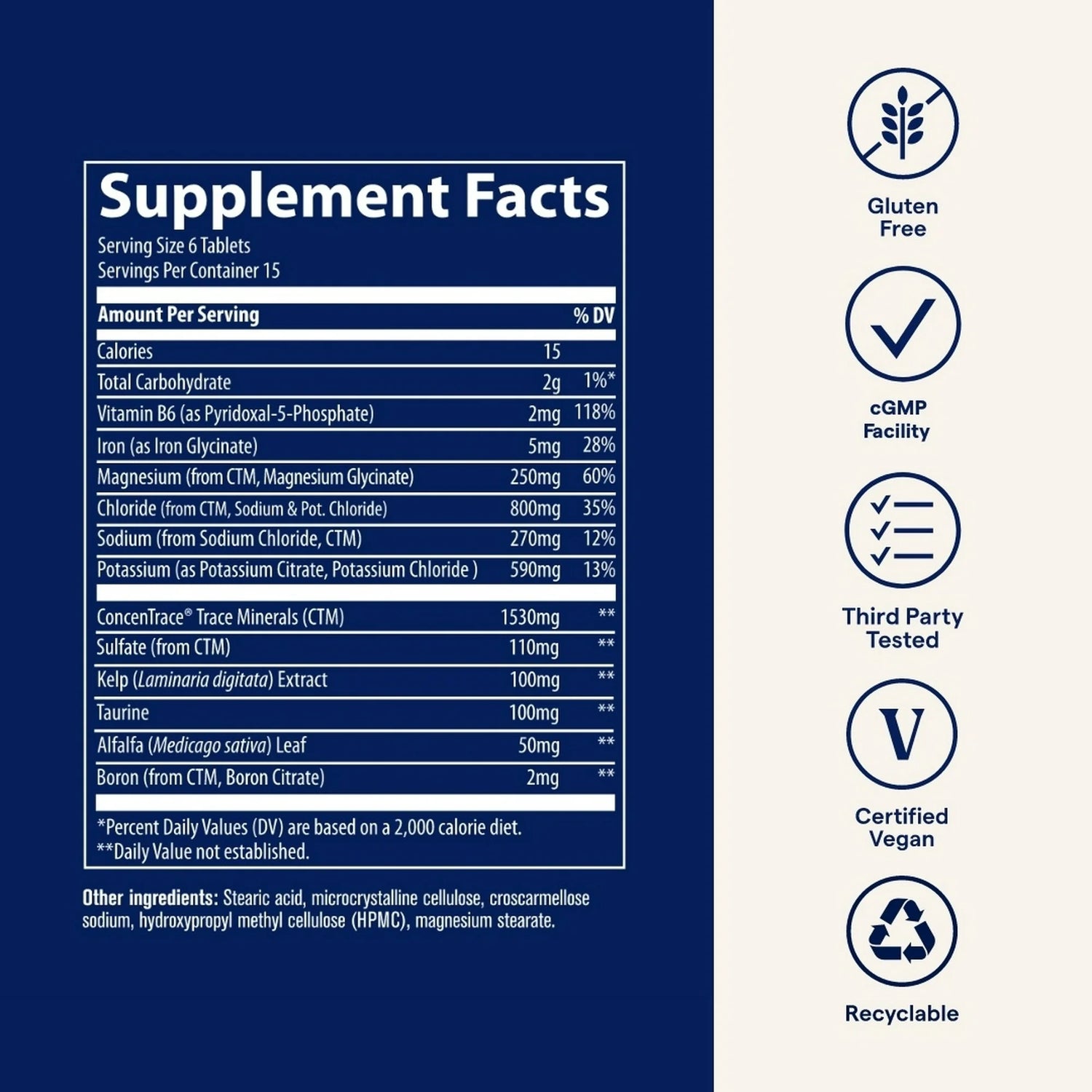 Trace Minerals Keto Electrolyte Tablets - 90 Count