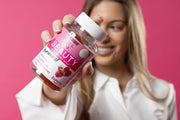 WEIDER Beauty Hair, Skin & Nails Gummies – Raspberry Flavour | 40 Gummies | Biotin + CoQ10 + Hyaluronic Acid