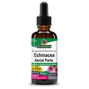 Nature's Answer Echinacea Aerial Parts Standardized Fluid Extract, supplement dropper bottle packaging, unflavoured, 60ml