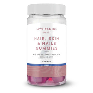 Myvitamins Hair Skin & Nails Supplement Gummies bottle, 120 count.