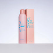 Front Image: Okoru body lotion spray La Tulipe 250ml bottle & box front packaging