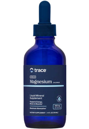 Front Image: Trace Minerals Ionic Magnesium Chloride 400mg liquid drops bottle 118ml