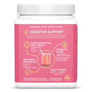 Sunwarrior Shape Digest Well Pineapple Vanilla powder drink mix preparation instructions tub 270g