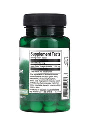Swanson Apple Cider Vinegar 200mg 120 tablets supplement facts label