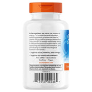Doctor's Best Fully Active Vitamin B12, bottle packaging, unflavoured, 1500mcg, 60 veggie capsules, barcode