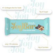 No Sugar Company JoyBar Chocolate Peanut Butter Collagen Bar 40g