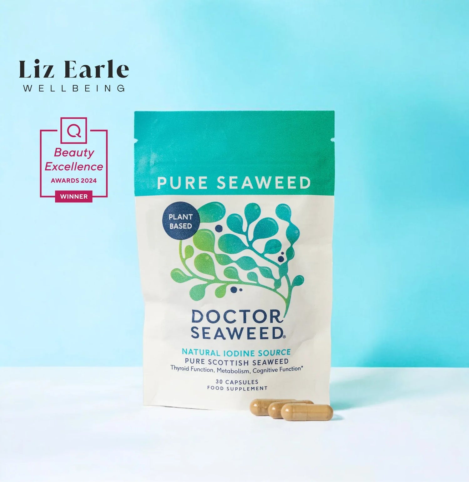 Doctor Seaweed Pure Seaweed Natural Iodine Source 120 Capsules