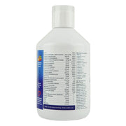 Supplement facts & ingredients image: Swedish Nutra Men multivitamin supplement facts ingredients 500ml bottle