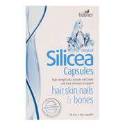 Hübner Silicea Hair Skin Nails & Bones food supplement capsule box 30 capsules