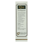 Pharma Nord Zymbion Q10 Toothpaste, toothpaste tube packaging, Fresh Spearmint flavour, 75ml, ingredients information