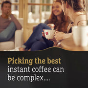 Lifestyle Image: Douwe Egberts Pure Gold instant coffee granules 750g prepared coffee mug lifestyle