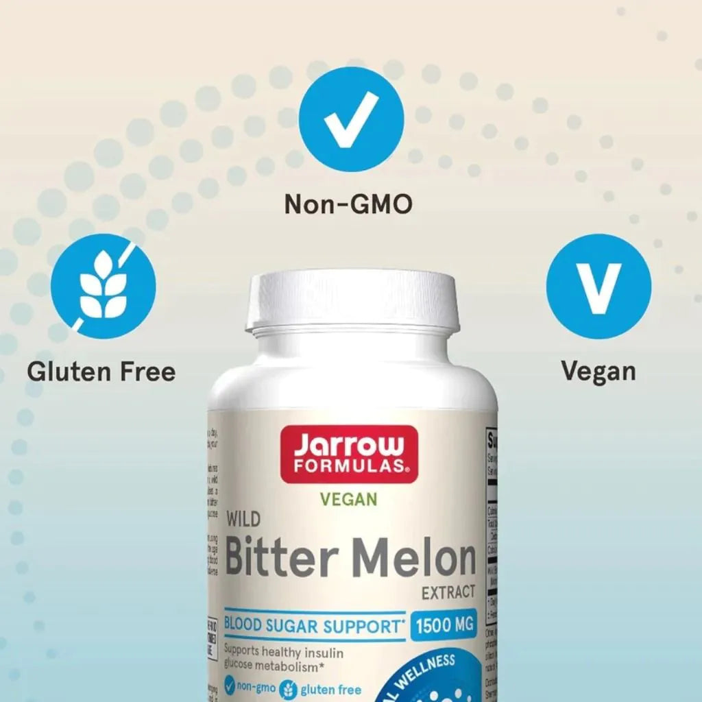 Jarrow Formulas Wild Bitter Melon Extract 1500mg Tablets - 60 Count