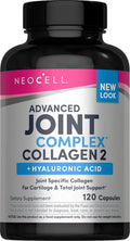 NeoCell Joint Complex Type 2 Collagen & Hyaluronic Acid - 120 Capsules