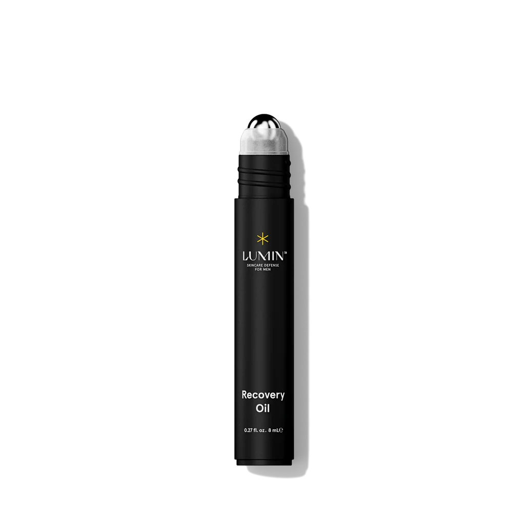 Lumin Recovery Oil Hydration Stick, 8mL, on white background.