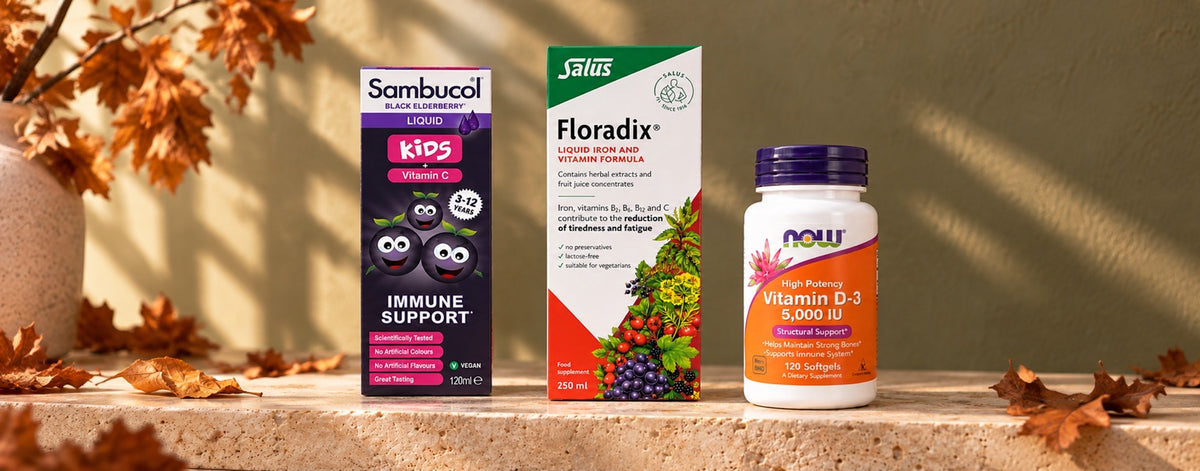 Organic Bargains autumn wellness products hero - desktop