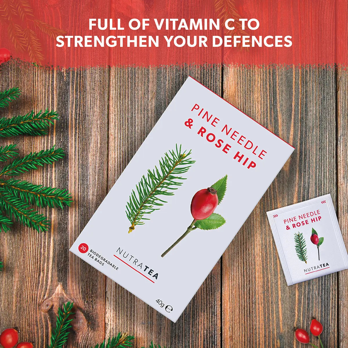 Nutra Pine Needle & Rose Hip - Immune Support Tea